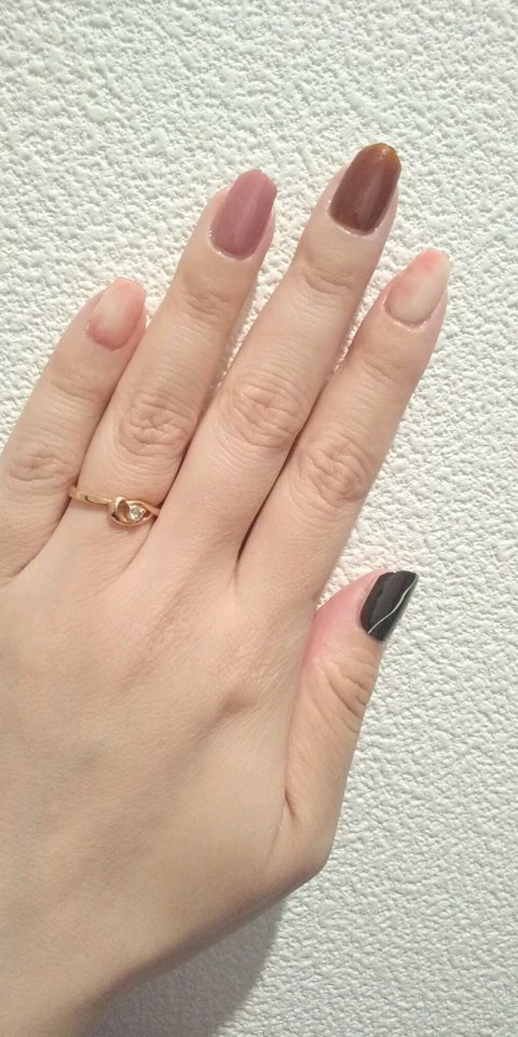 セミキュアジェルネイル（ハンド）/ohora/ネイルシールを使ったクチコミ（1枚目）