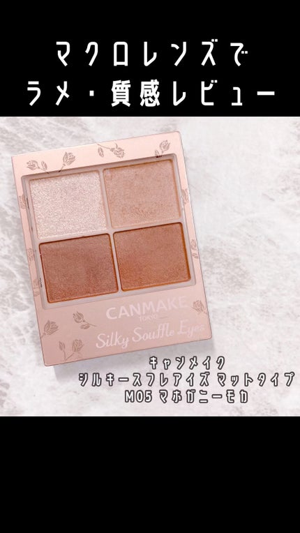 シルキースフレアイズ(マットタイプ)/キャンメイク/アイシャドウパレットの人気ショート動画