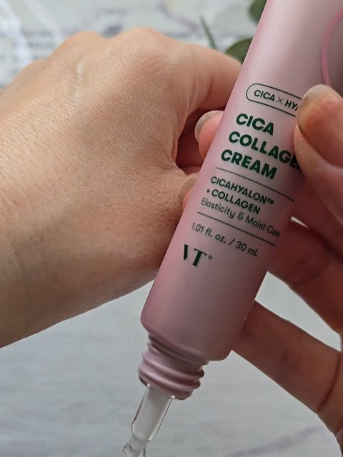 シカコラーゲン クリーム/VT/フェイスクリームを使ったクチコミ（2枚目）