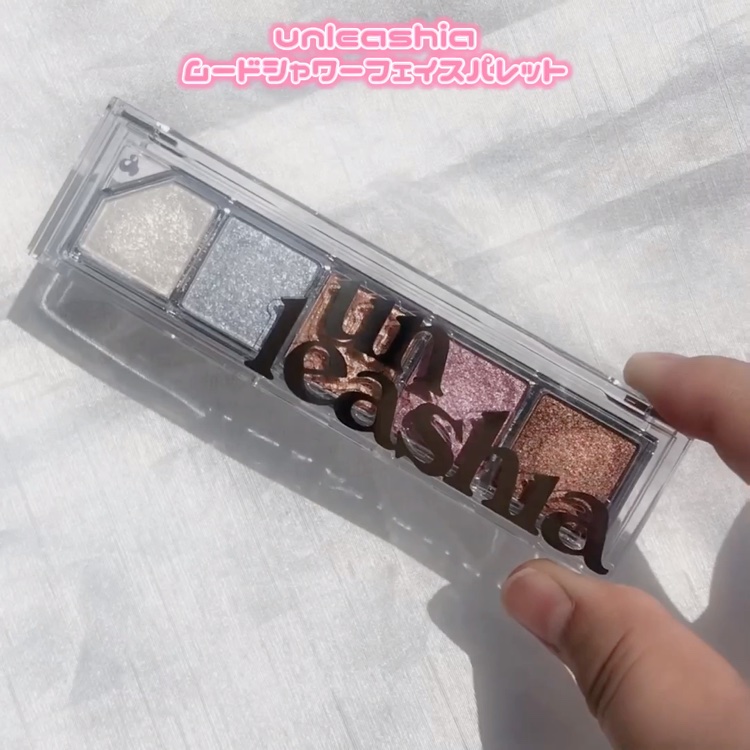 Mood Shower Face Palette/unleashia/パウダーハイライトの動画クチコミ2つ目