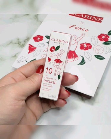 コンフォート リップオイル インテンス/CLARINS/リップグロスを使ったクチコミ（1枚目）