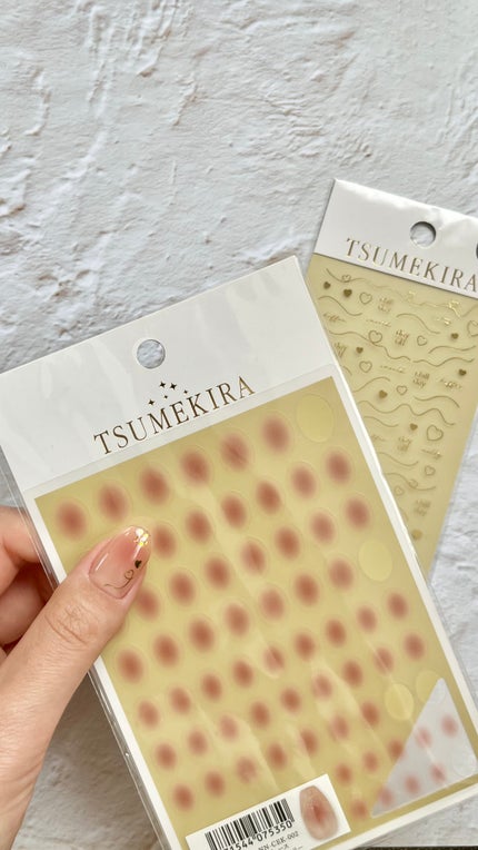 いっちょこプロデュース ウェーブラインハート ゴールド/tsumekira/ネイル用品を使ったクチコミ(1枚目)