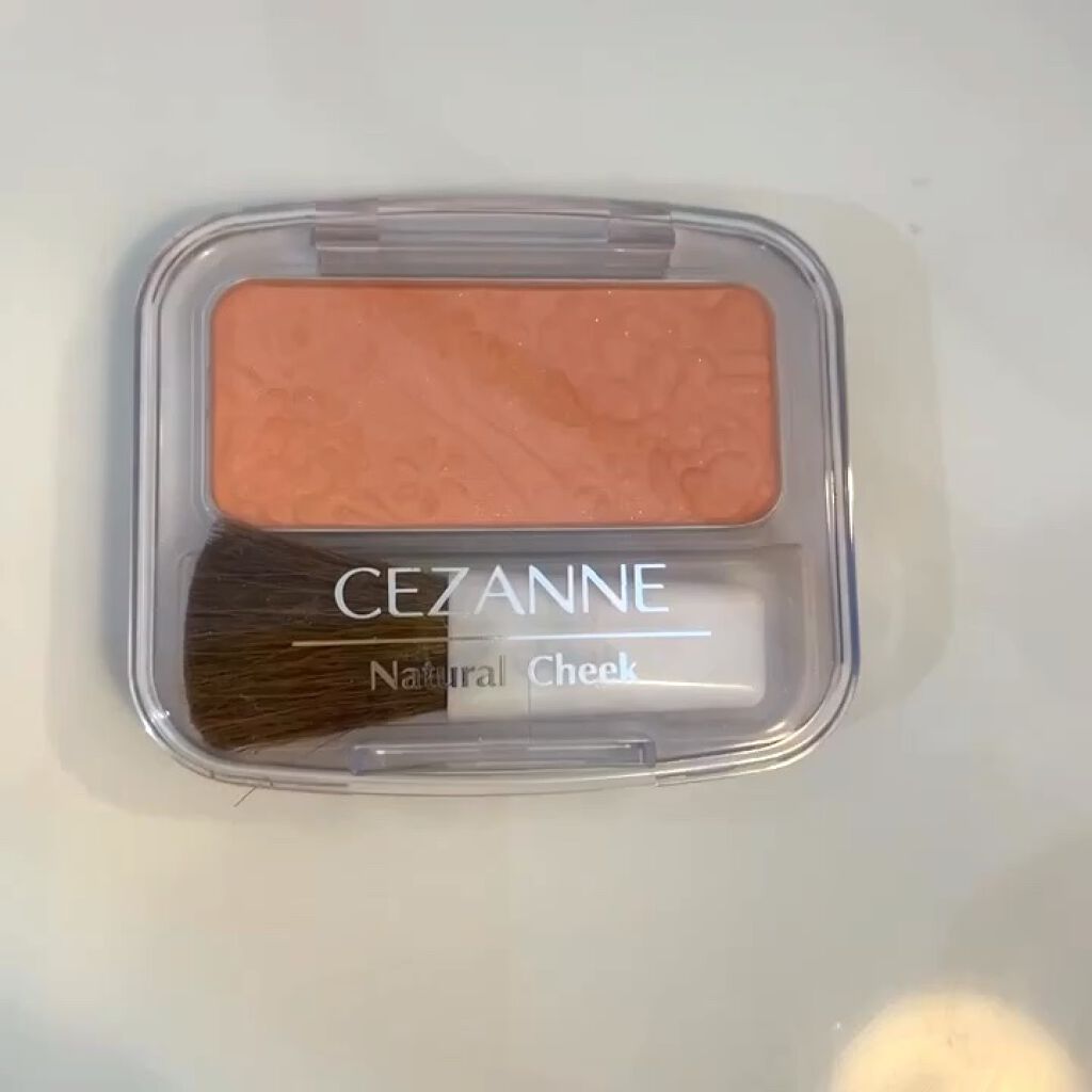 ナチュラル チークN/CEZANNE/パウダーチークを使ったクチコミ（1枚目）