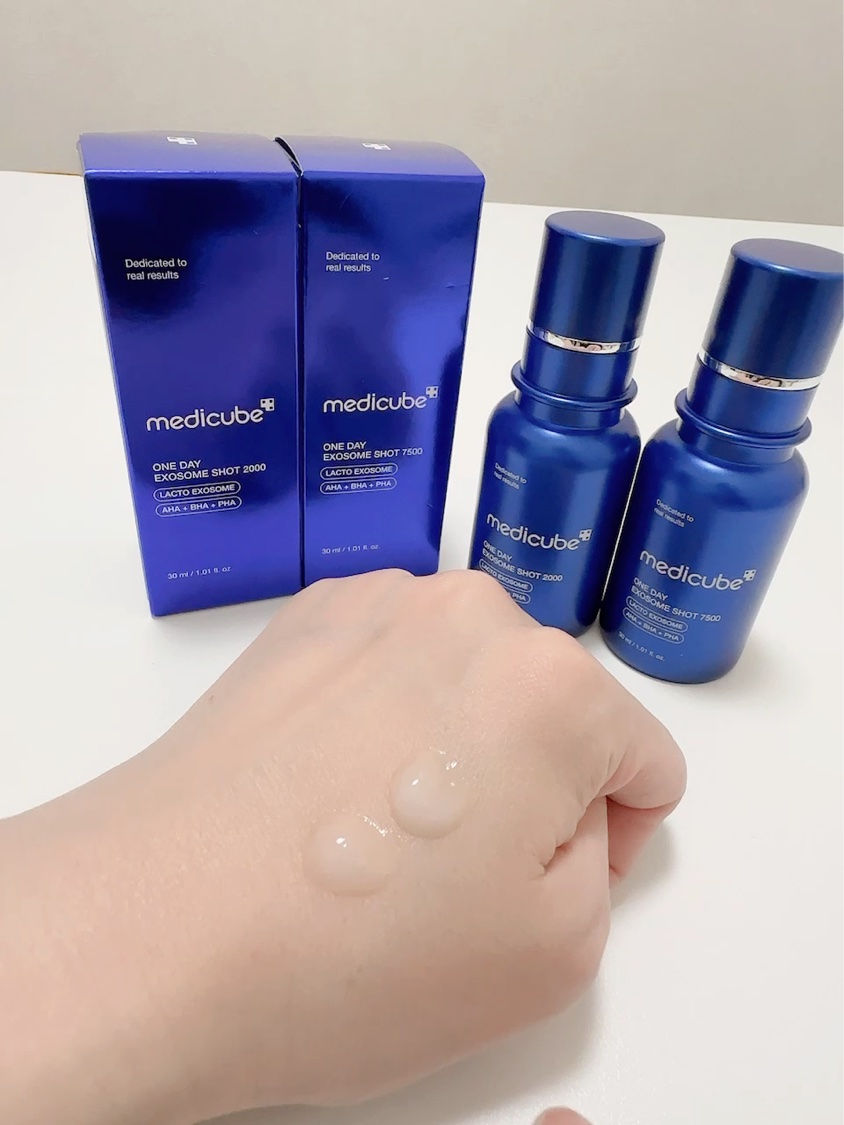 ゼロ1DAYエクソソームショット2000/MEDICUBE/美容液を使ったクチコミ（3枚目）