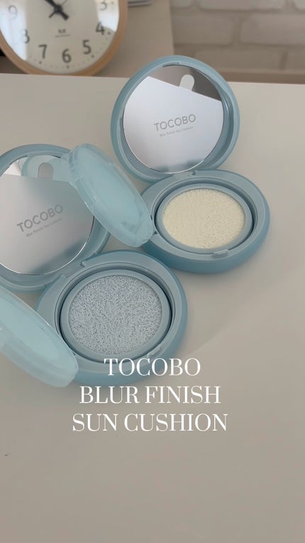 ブラーフィニッシュサンクッション/TOCOBO/日焼け止めパウダーの人気ショート動画