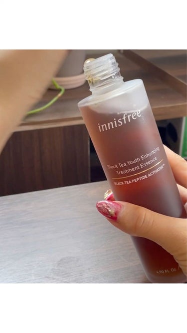 ブラックティー　ユース　トリートメント　エッセンス/innisfree/美容液を使ったクチコミ（2枚目）