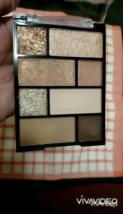 UR GLAM BLOOMING EYE COLOR PALETTE/U R GLAM/アイシャドウパレットを使ったクチコミ(1枚目)