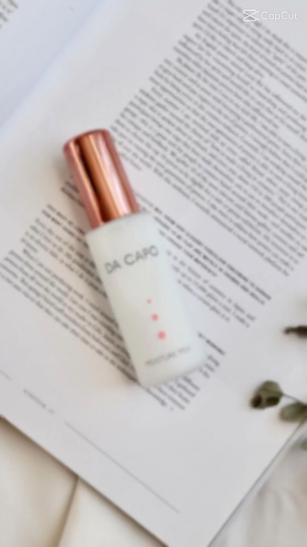 モイスチャーミルク/DA CAPO/乳液の動画クチコミ1つ目