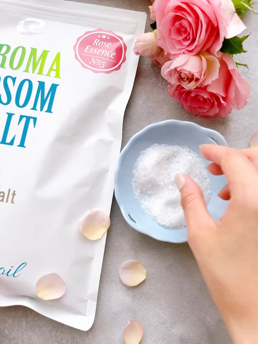 Epsom Salt (エプソムソルト) 国産(岡山県産)/EARTH CONSCIOUS (アースコンシャス)/無機塩系入浴剤を使ったクチコミ（2枚目）