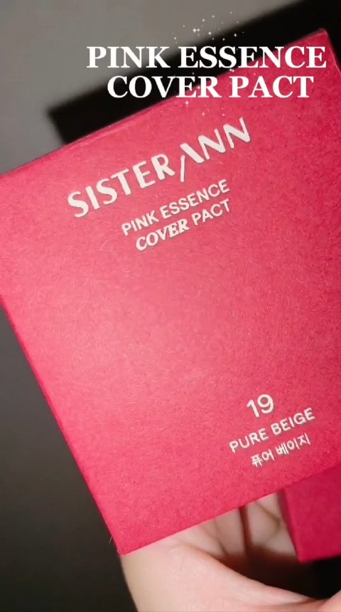 ピンクエッセンスカバーパクト/SISTER ANN/クッションファンデーションを使ったクチコミ（1枚目）