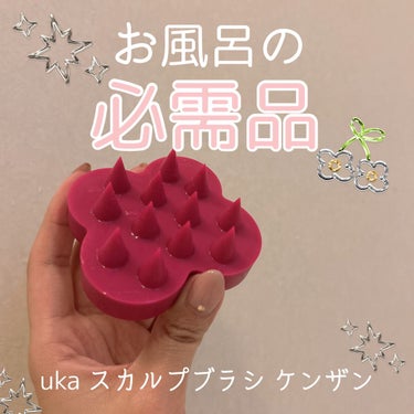 uka　スカルプ ブラシ ケンザン
（ソフトタイプ）

お友達からのプレゼントでもらいました！
有名で気になっていた商品なので
うれしかったです〜！贈り物にぴったり💓

硬さはカラーによってちがうみたい