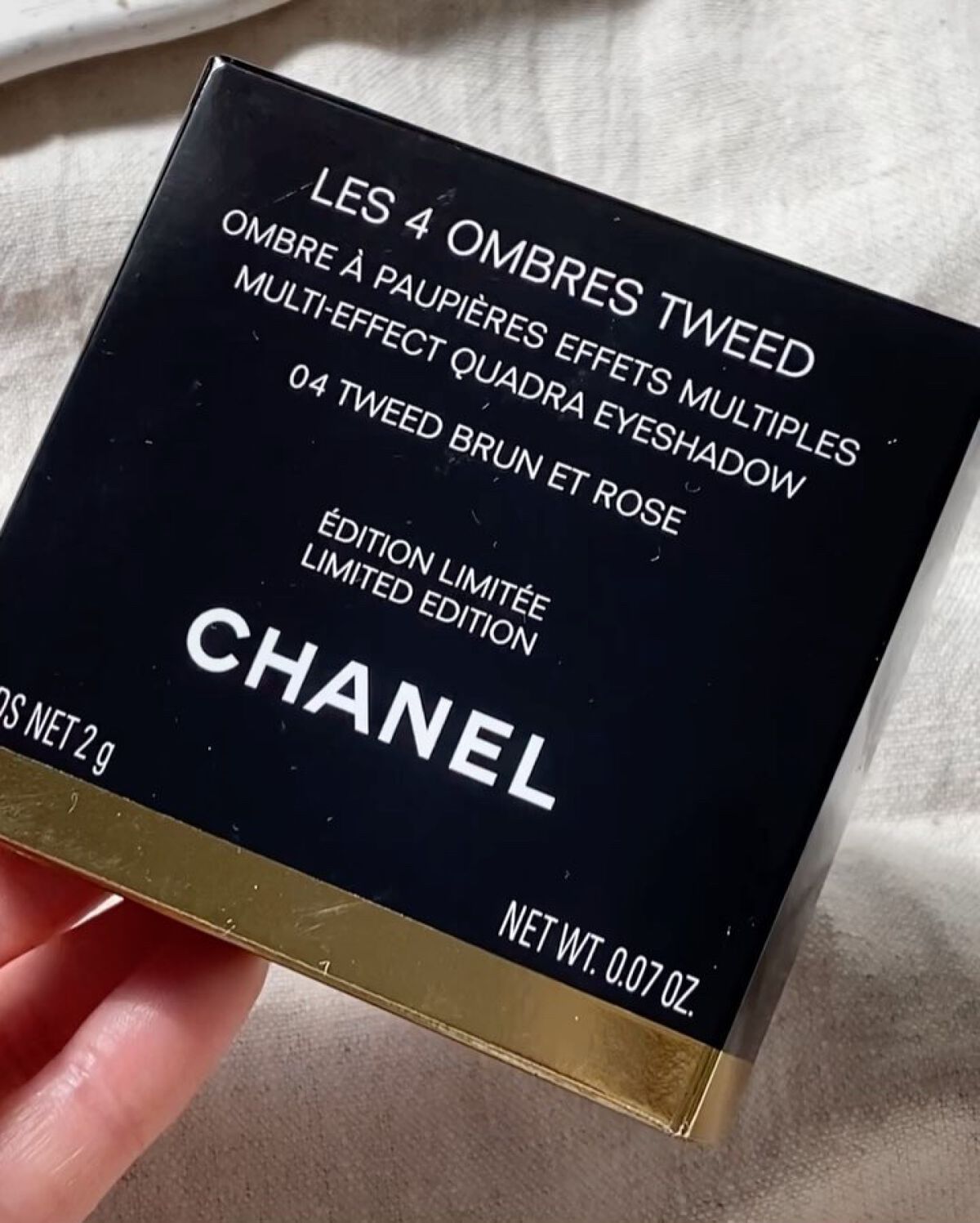 レ キャトル オンブル ツイード/CHANEL/アイシャドウパレットを使ったクチコミ（3枚目）