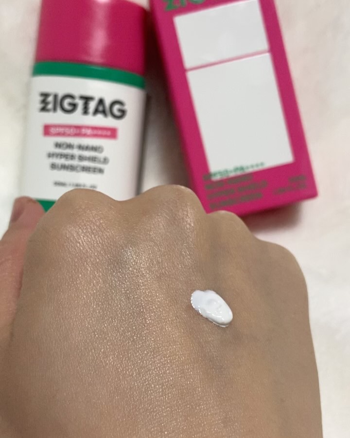 ノンナノハイパーシールドサンスクリーン/ZIGTAG/日焼け止めクリームの動画クチコミ1つ目