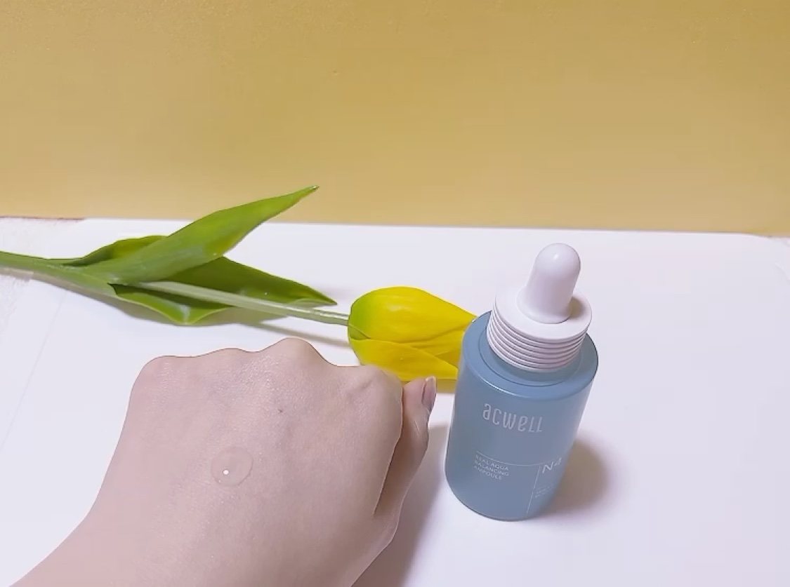 リアル アクア バランシング アンプル/ACWELL/美容液の動画クチコミ3つ目