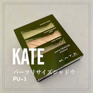 パーツリサイズシャドウ/KATE/アイシャドウパレットを使ったクチコミ（1枚目）