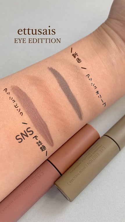 エテュセ アイエディション(ブロウマスカラ)/ettusais/眉マスカラの人気ショート動画