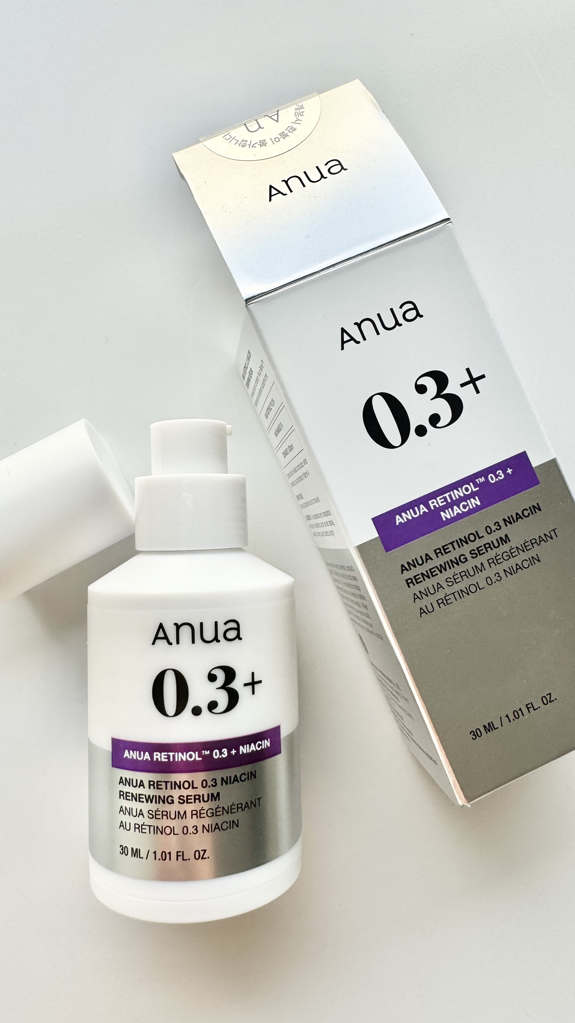 レチノール0.3 ナイアシンリニューイングセラム/Anua/美容液を使ったクチコミ（1枚目）