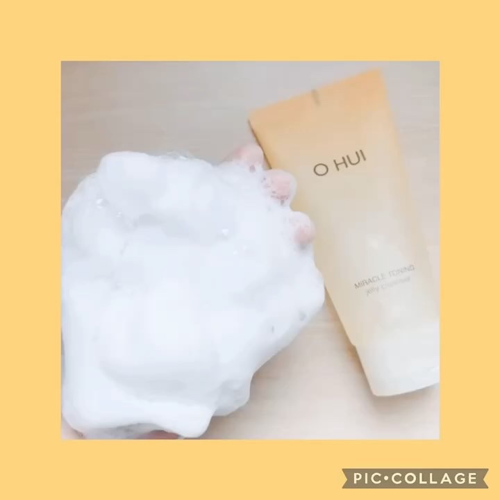 ミラクルトーニング ゼリークレンザー/OHUI/クレンジングジェルの動画クチコミ5つ目