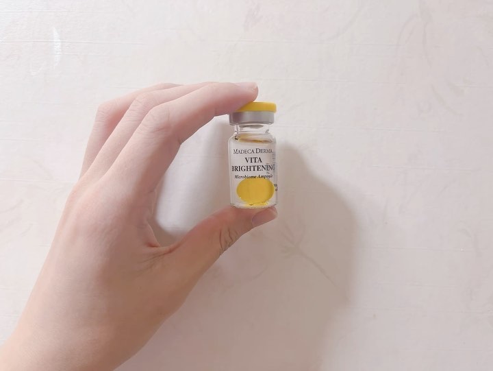 ビタブライトニング マイクロバイオームアンプル/マデカダーマ/美容液を使ったクチコミ（3枚目）