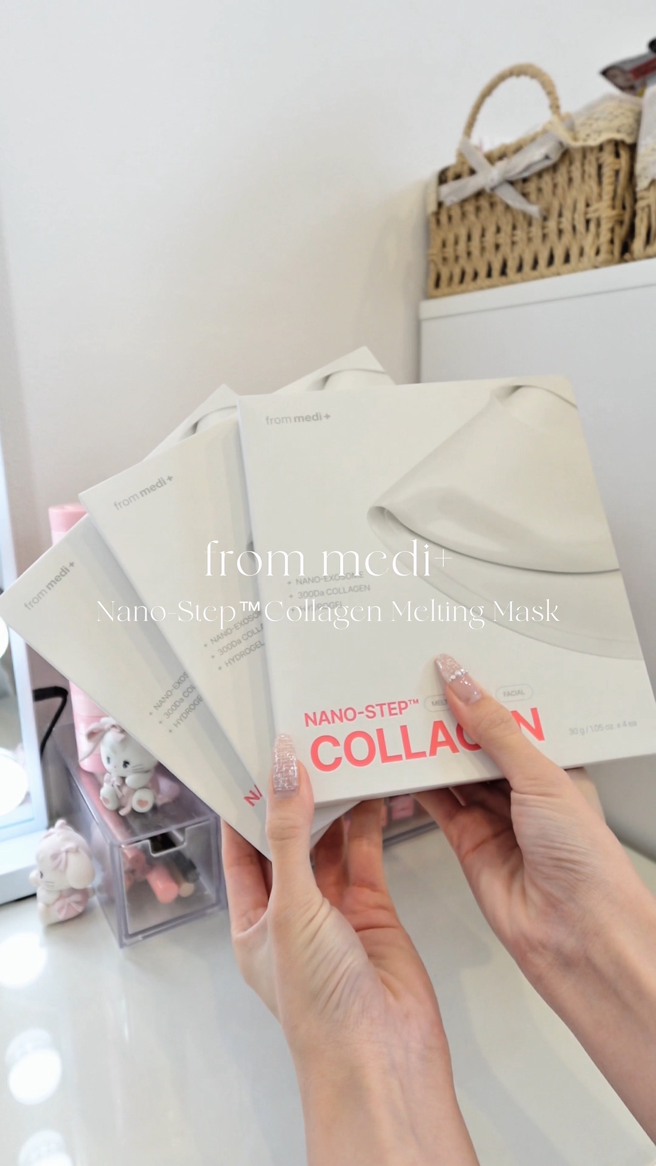 ナノステップ コラーゲン メルティングマスク/from medi+/シートマスク・パックの動画クチコミ3つ目