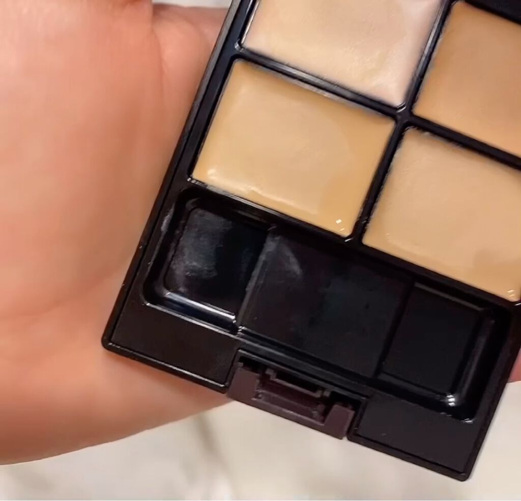 トーンパーフェクティング パレット/DECORTÉ/パレットコンシーラーを使ったクチコミ（3枚目）