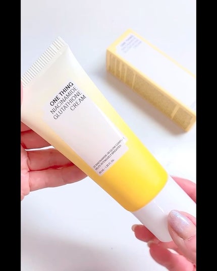 ナイアシンアミド グルタチオン クリーム/ONE THING/フェイスクリームを使ったクチコミ(2枚目)