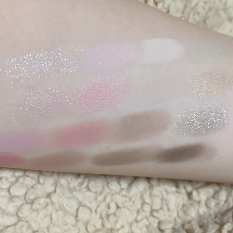 ソフトブラーリングアイパレット/wakemake/アイシャドウパレットを使ったクチコミ（3枚目）