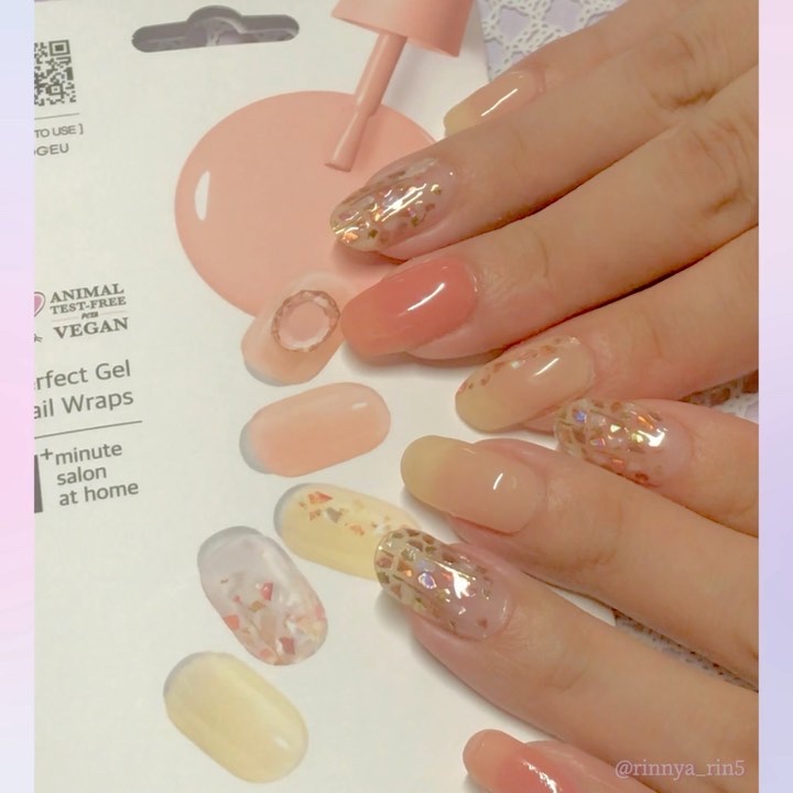 EDGEU ジェルネイルシール/EDGEU/ネイルシールの動画クチコミ2つ目