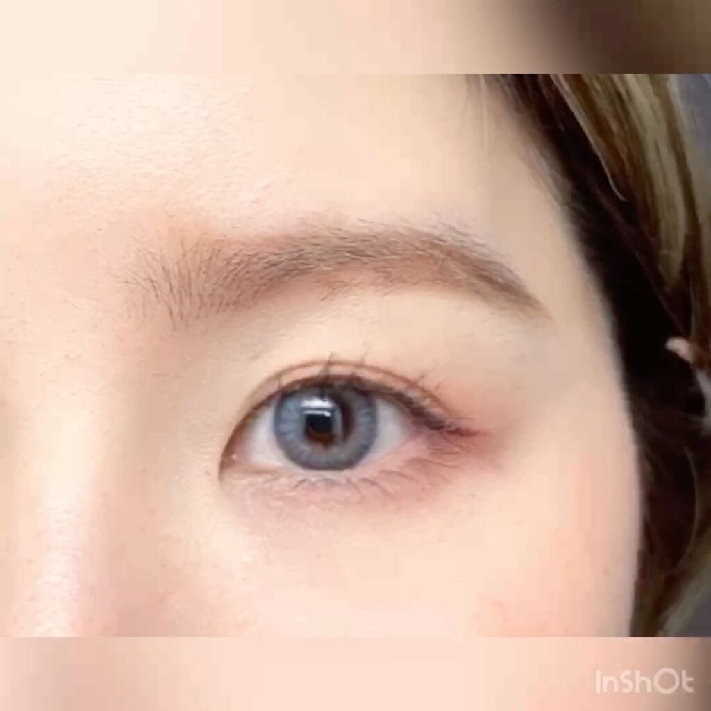 ブロー(Blow) ミッドナイトグレー(Midnight Gray)/OLOLA/カラーコンタクトレンズを使ったクチコミ（2枚目）