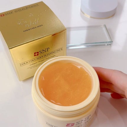 SNP ゴールド コラーゲン スリーピング パック/SNP/シートマスク・パックを使ったクチコミ(3枚目)
