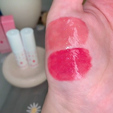 グラッシーボムティント/&nd by rom&nd/リップティントを使ったクチコミ(9枚目)