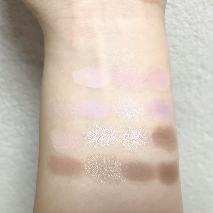 ソフトブラーリングアイパレット/wakemake/アイシャドウパレットを使ったクチコミ（3枚目）