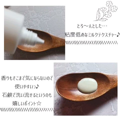 植物から生まれたミツバチUVミルク/アピセラピーコスメティクス/日焼け止めミルクを使ったクチコミ（3枚目）