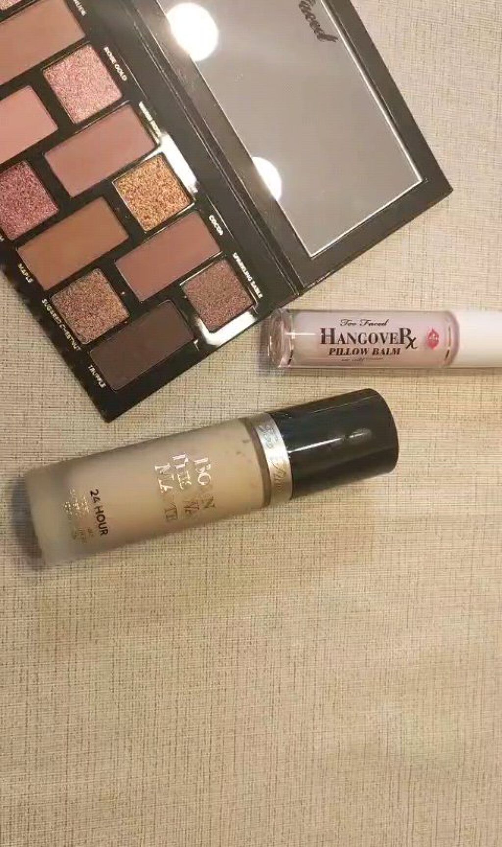 ボーン ディス ウェイ ザ ナチュラル ヌード アイシャドウ パレット/Too Faced/アイシャドウパレットを使ったクチコミ（1枚目）