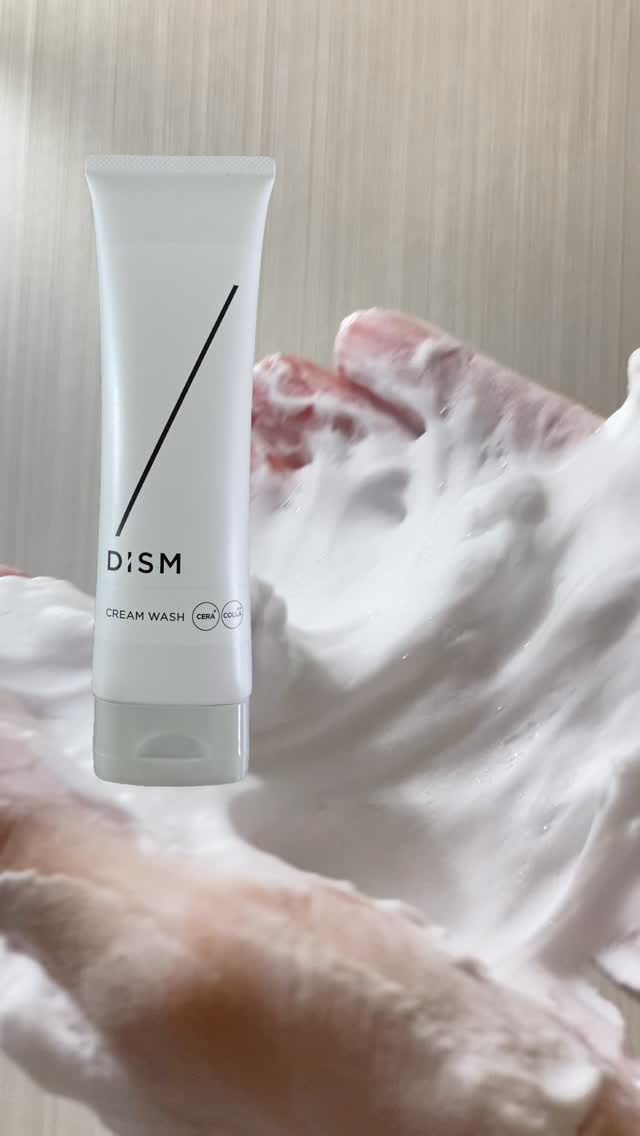 ディズム　クリームウォッシュ/DISM/洗顔フォームの動画クチコミ5つ目