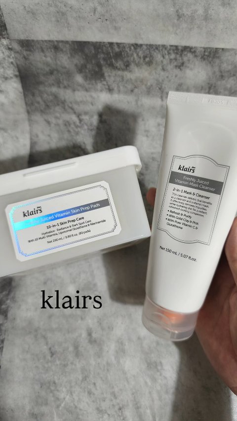 ビタグル10マスク/Klairs/シートマスク・パックを使ったクチコミ（1枚目）