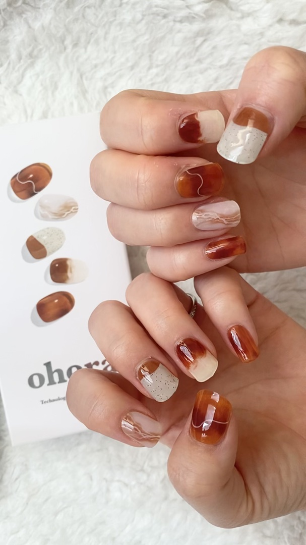 セミキュアジェルネイル（ハンド）／ohoraのショート動画をLIPSで