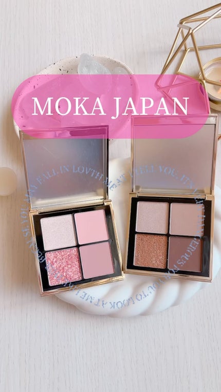 4色アイシャドウパレット/MOKA Japan cosmetics/アイシャドウパレットの人気ショート動画