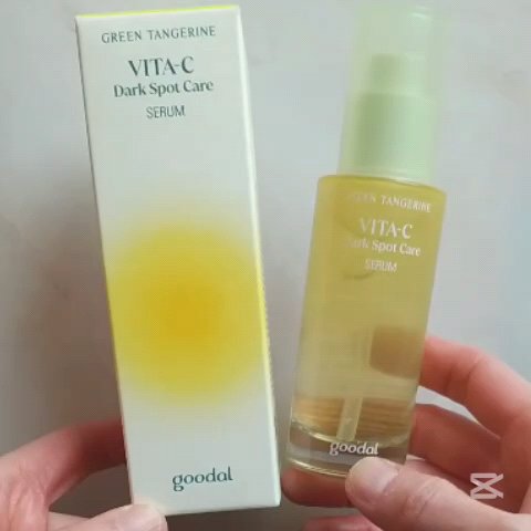 グリーンタンジェリン ビタC ダークスポットケアセラム/goodal/美容液の人気ショート動画