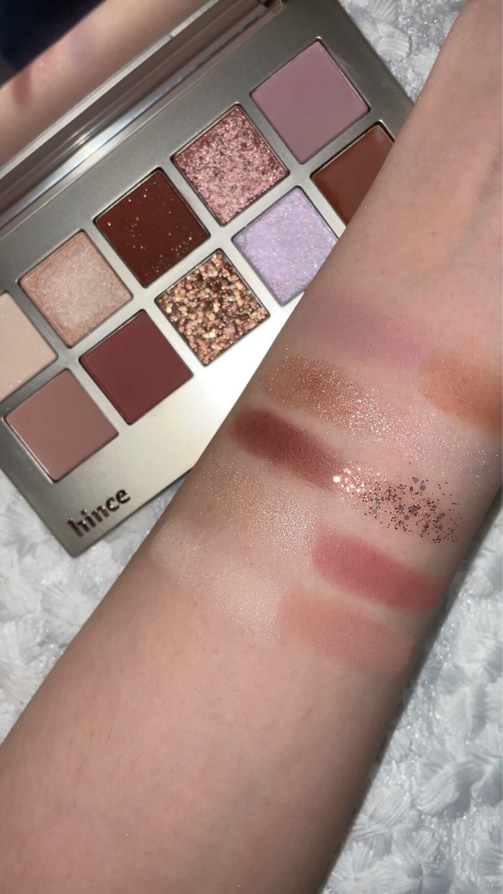 ニューデップスアイシャドウパレット/hince/アイシャドウパレットを使ったクチコミ（2枚目）