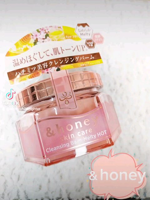 &honey クレンジングバーム メルティ ホット/&honey/クレンジングバームの人気ショート動画