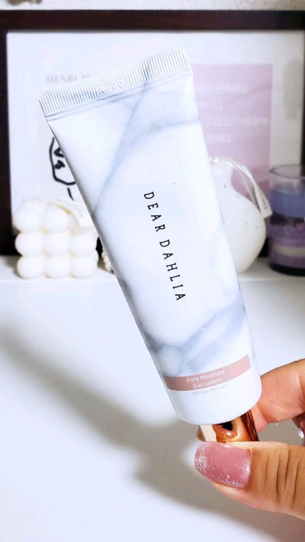 ピュアモイスチャーサンローション/DEAR DAHLIA/日焼け止めローションを使ったクチコミ（1枚目）
