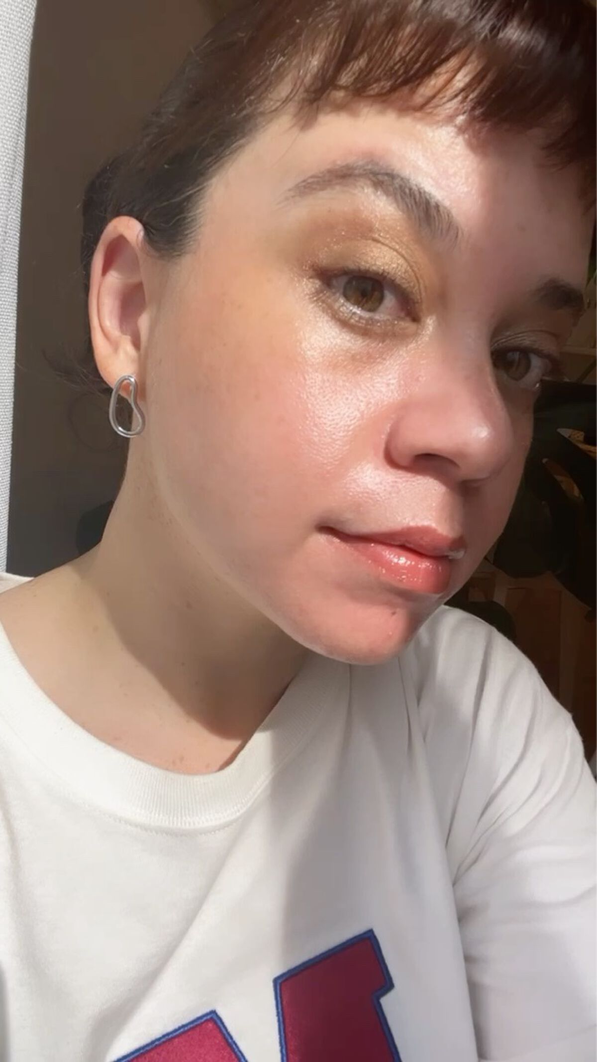 ソフトクリームチーク/AMUSE/リキッドチークを使ったクチコミ（3枚目）