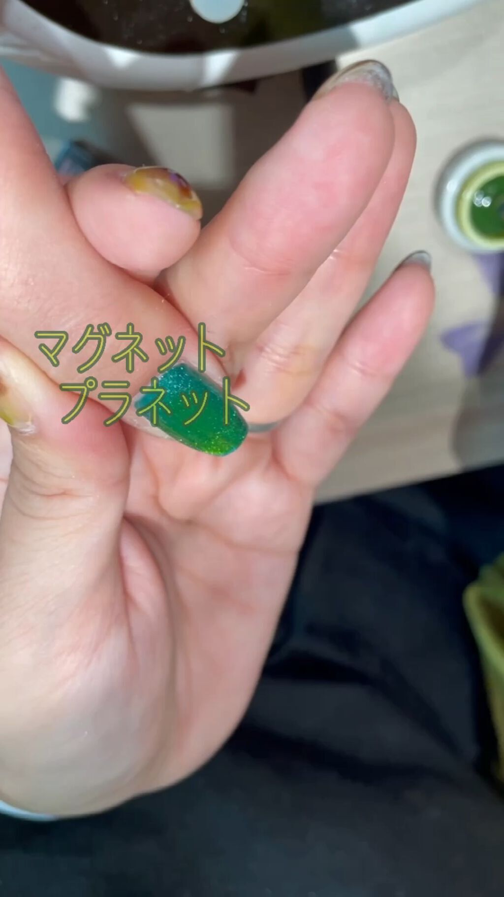 シルバーエフェクトパウダー/NAILTOWN/ネイルチップ・パーツの動画クチコミ5つ目