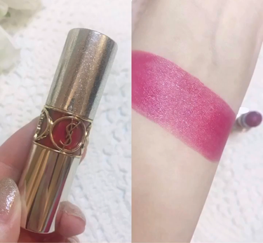 ルージュ ヴォリュプテ ロックシャイン/YVES SAINT LAURENT BEAUTE/口紅を使ったクチコミ(3枚目)