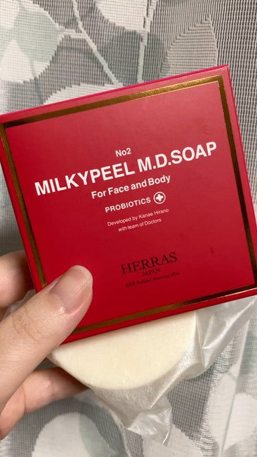 MILKYPEEL M.D.SOAP/KAZUAKI HOTTA COSMETICS/洗顔石鹸を使ったクチコミ（1枚目）