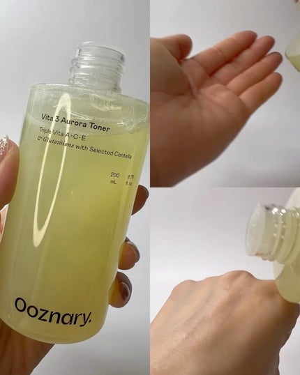 ビタ3オーロラトナー/オーズナリー/化粧水を使ったクチコミ(3枚目)