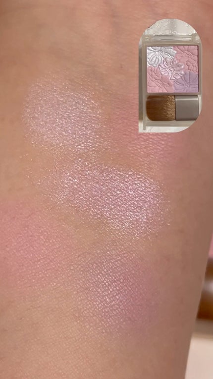 グロウフルールチークス(ブレンドタイプ)/キャンメイク/パウダーチークを使ったクチコミ(1枚目)