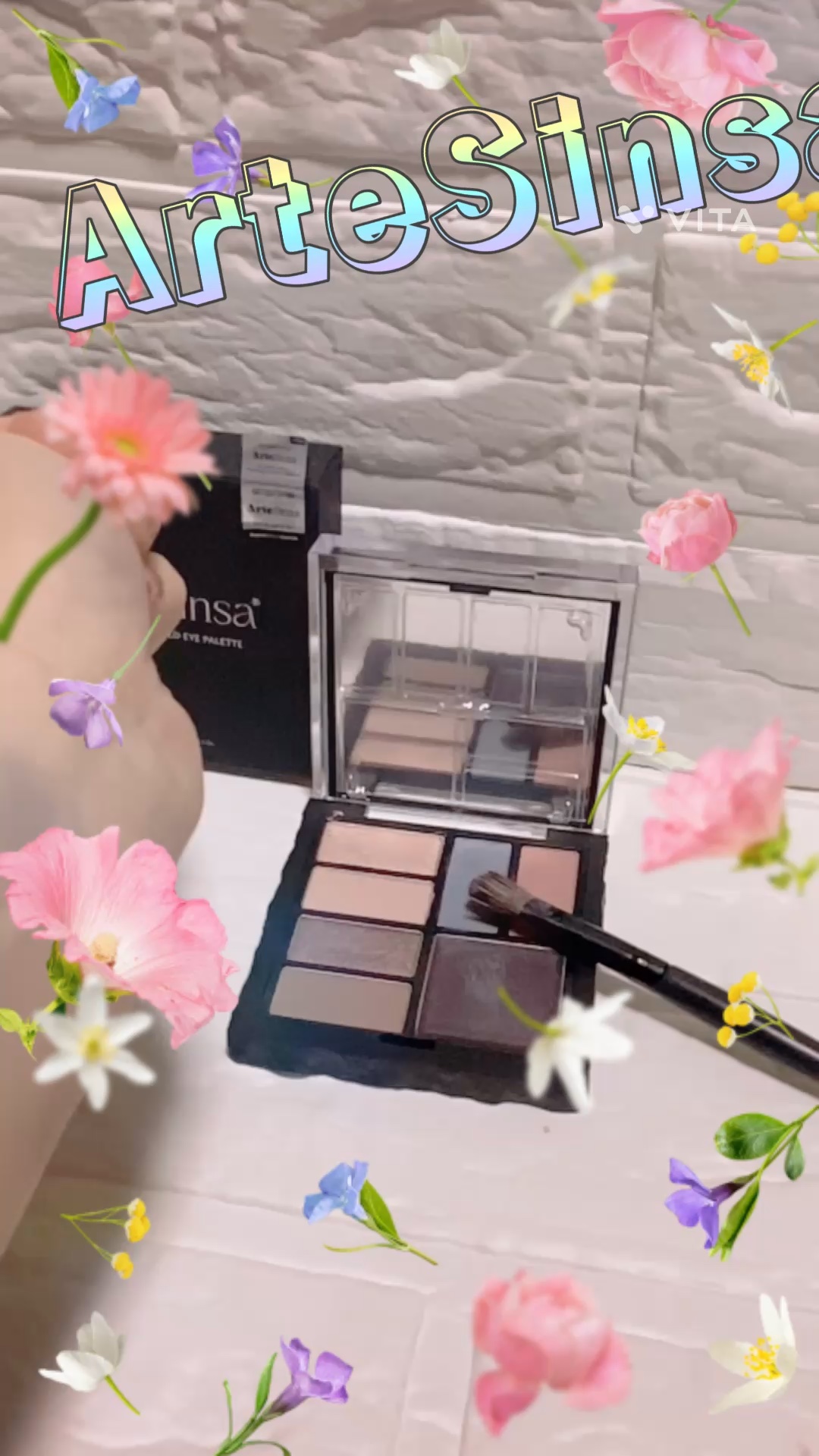アンボイスドアイシャドウパレット/ArteSinsa/アイシャドウパレットの動画クチコミ2つ目