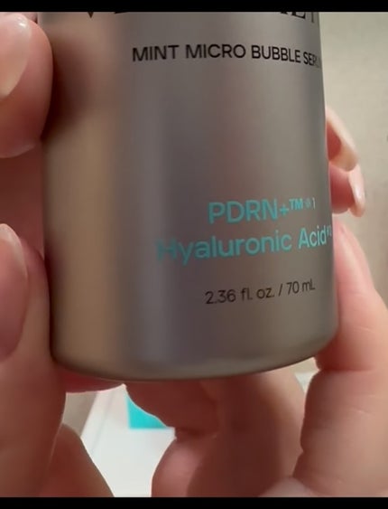 PDRN ヒアルロン酸 ミントマイクロバブルセラム/VT/美容液を使ったクチコミ(3枚目)